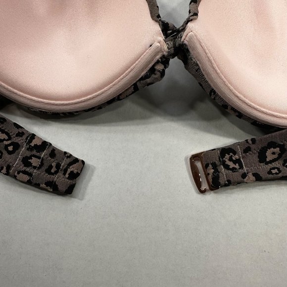 Shade And Shore Womens Sz 34D Swim Top Underwire Lightly Lined Animal Print NWOT - Picture 3 of 11